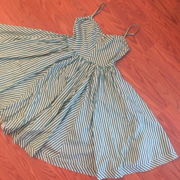 Dresses & Skirts - Vintage 50’s Style Full Skirt Striped Dress